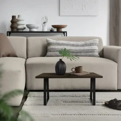 2 Stück Tischbeine Bankkufen B28,5xH40,5 cm Schwarz Tischkufen Trapez-Form Stahl pulverbeschichtet ML-Design-ECD Germany Clearance