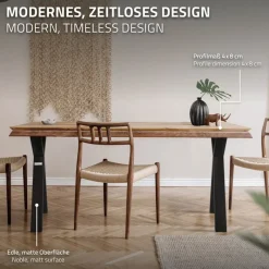 2 Stück Tischbeine B50xH72 cm Tischkufen X-Form Stahl pulverbeschichtet Schwarz ML-Design-ECD Germany Hot