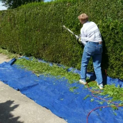 Abdeckplane Gewebeplane mit Ösen 2x3 m 180g/m² in Blau aus PE-ECD Germany Sale