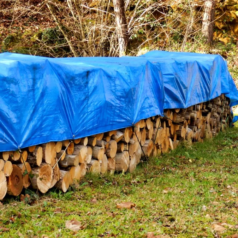 Abdeckplane Gewebeplane mit Ösen 1,5x12 m 180g/m² in Blau aus PE-ECD Germany Online