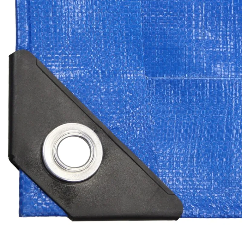 Abdeckplane Gewebeplane mit Ösen 3x4 m 180g/m² in Blau aus PE-ECD Germany Online