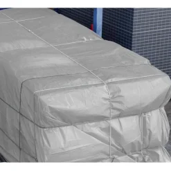 Abdeckplane Gewebeplane mit Ösen 2x3 m 180g/m² in Grau aus PE-ECD Germany Clearance