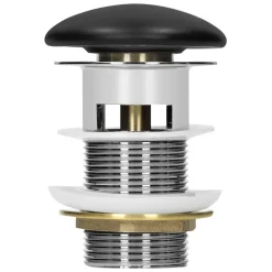 Ablaufgarnitur für Waschbecken mit Überlauf Edelstahl ML-Design-ECD Germany New