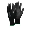 Arbeitshandschuhe 24 Paar mit PU-Beschichtung Schwarz Größe XXL-ECD Germany