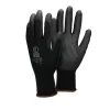 Arbeitshandschuhe 60 Paar mit PU-Beschichtung Schwarz Größe L-ECD Germany Outlet