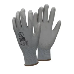 Arbeitshandschuhe 1 Paar mit PU-Beschichtung Grau Größe L-ECD Germany Sale