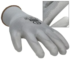Arbeitshandschuhe 1 Paar mit PU-Beschichtung Grau Größe L-ECD Germany Sale