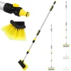 Auto Waschbürste mit Aluminium Teleskop Stiel bis 300 cm-ECD Germany Clearance