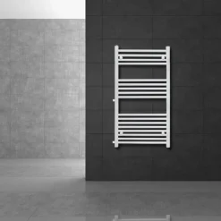 Badheizkörer Sahara Austausch 500x1200 mm Weiß gerade mit Seitenanschluss-ECD Germany Hot