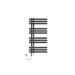 Badheizkörper Elektrisch mit Heizstab 600W 500x1000 mm Anthrazit-ECD Germany Best