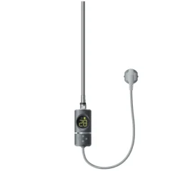 Badheizkörper Mittelanschluss 600x1000 mm Anthrazit mit Heizstab 300W LuxeBath-ECD Germany New