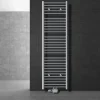 Badheizkörper Mittelanschluss 500x1800 mm Chrome gerade mit Universale Anschlussgarnitur LuxeBath-ECD Germany Outlet