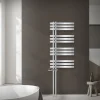 Badheizkörper Mittelanschluss 500x1000 mm Chrome mit Boden Anschlussgarnitur LuxeBath-ECD Germany Sale