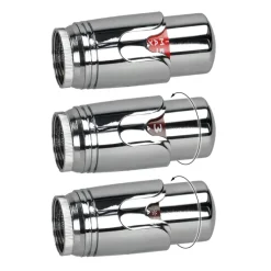 Badheizkörper Mittelanschluss 750x800 mm Schwarz matt gebogen mit Wand Anschlussgarnitur LuxeBath-ECD Germany Hot