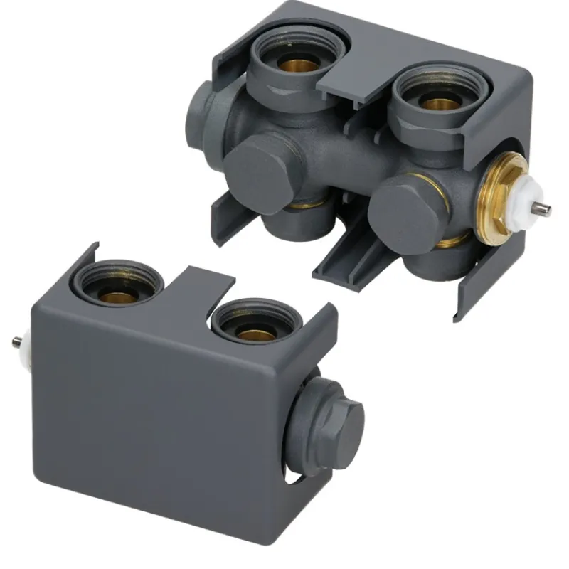 Badheizkörper Mittelanschluss 300x800 mm Anthrazit gerade mit Universale Anschlussgarnitur LuxeBath-ECD Germany Outlet