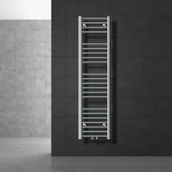 Badheizkörper Mittelanschluss 300x1400 mm Chrome gerade inkl. Montagematerial LuxeBath-ECD Germany Sale
