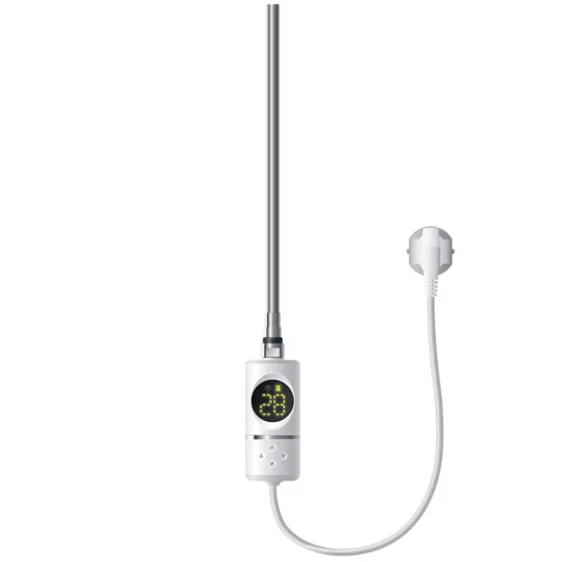 Badheizkörper Mittelanschluss 600x1000 mm Weiß mit Heizstab 300W LuxeBath-ECD Germany New