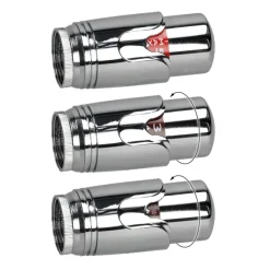 Badheizkörper Mittelanschluss 300x1800 mm Weiß gerade mit Boden Anschlussgarnitur LuxeBath-ECD Germany Discount