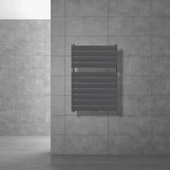 Badheizkörper Mittelanschluss 600x800 mm Anthrazit vertikal LuxeBath-ECD Germany Outlet