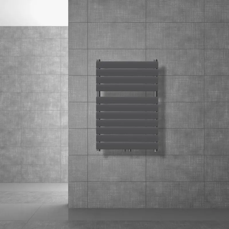 Badheizkörper Mittelanschluss 600x800 mm Anthrazit vertikal LuxeBath-ECD Germany Outlet