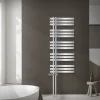 Badheizkörper Mittelanschluss 500x1200 mm Chrome mit Boden Anschlussgarnitur LuxeBath-ECD Germany Sale