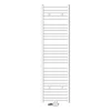 Badheizkörper Mittelanschluss 500x1800 mm Weiß gerade mit Universal Anschlussgarnitur LuxeBath-ECD Germany Best