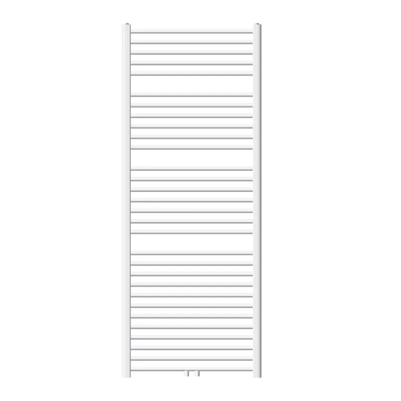 Badheizkörper Sahara 750x1800 mm weiß gebogen mit Mittelanschluss-ECD Germany Online