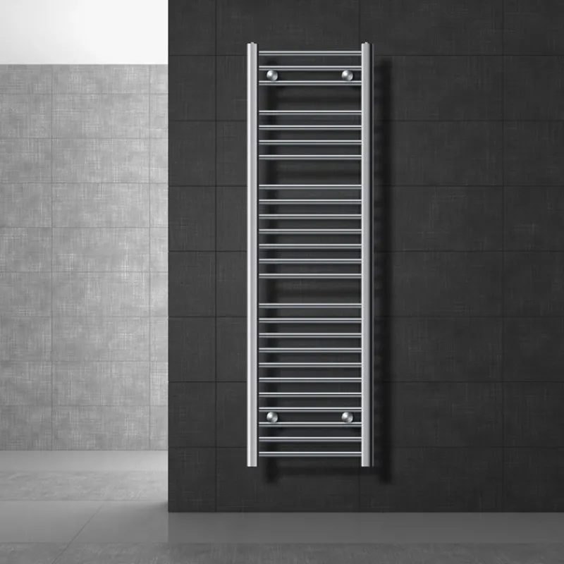 Badheizkörper Sahara 400x1500 mm Chrome gerade mit Seitenanschluss LuxeBath-ECD Germany Sale