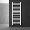 Badheizkörper Sahara 600x1500 mm Weiß gerade mit Seitenanschluss-ECD Germany Discount