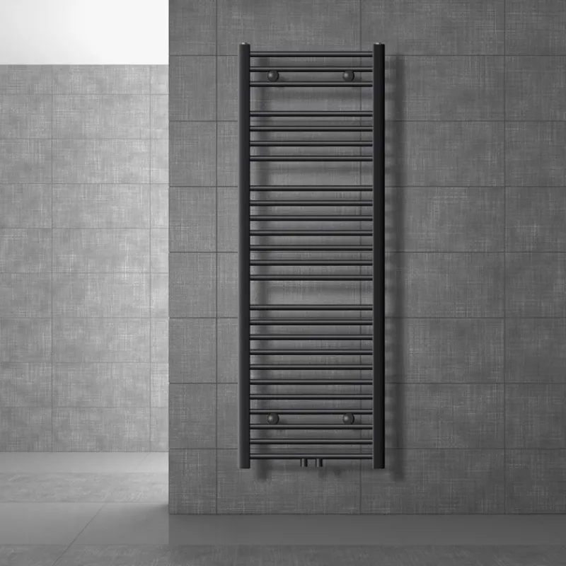 Badheizkörper Sahara 500x1500 mm Anthrazit gerade mit Mittelanschluss LuxeBath-ECD Germany Sale