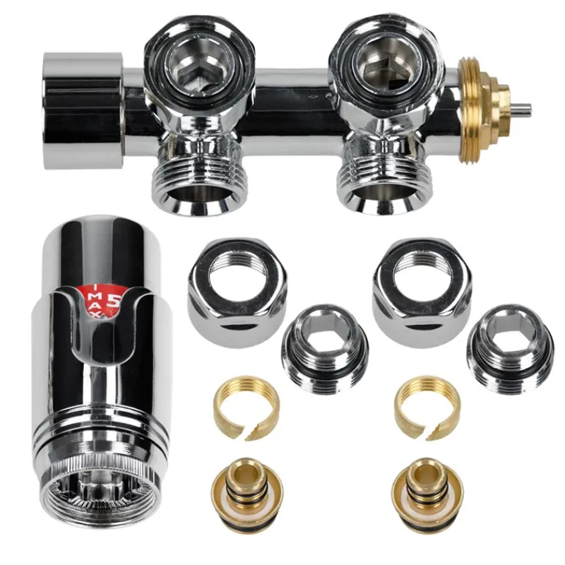 Badheizkörper Sahara 750x1200 mm Schwarz gebogen mit Wand Thermostatventil LuxeBath-ECD Germany Online