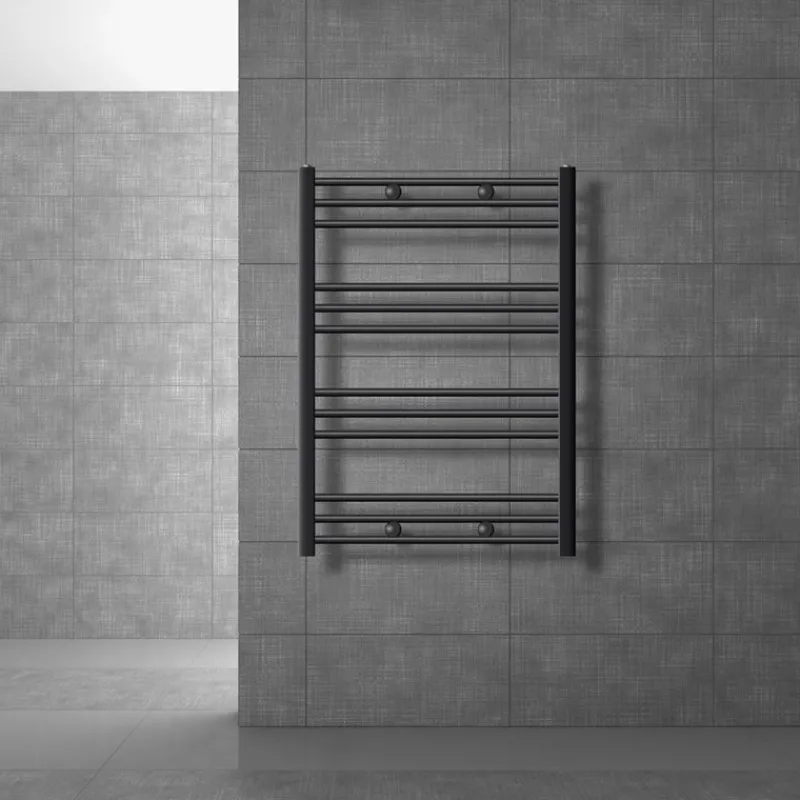 Badheizkörper Sahara 750x800 mm Anthrazit gerade mit Seitenanschluss-ECD Germany Sale