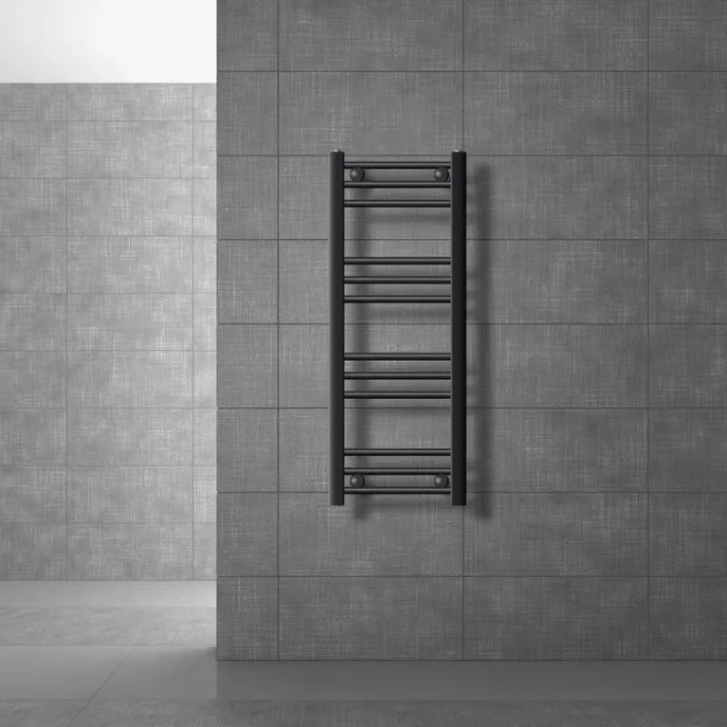 Badheizkörper Sahara 300x800 mm Anthrazit gerade mit Seitenanschluss LuxeBath-ECD Germany Sale