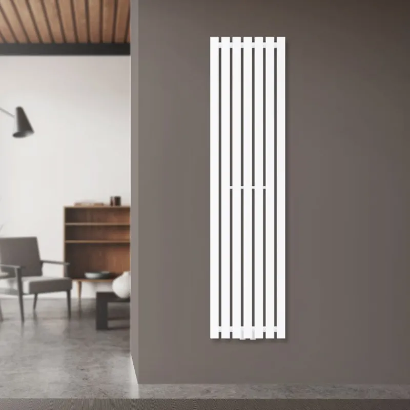 Badheizkörper Stella Weiß 370x1400 mm-ECD Germany Discount