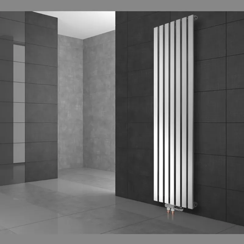 Badheizkörper Stella 260x1400 mm Weiß mit Boden Anschlussgarnitur-ECD Germany Sale