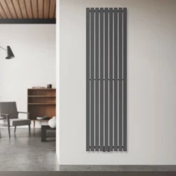 Badheizkörper Stella 480x1600 mm Anthrazit-ECD Germany