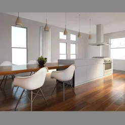 Badheizkörper Stella 370x1400 mm Weiß mit Wand Anschlussgarnitur-ECD Germany Discount