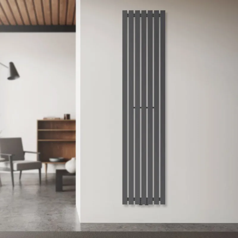 Badheizkörper Stella 370x1600 mm Anthrazit LuxeBath-ECD Germany Best