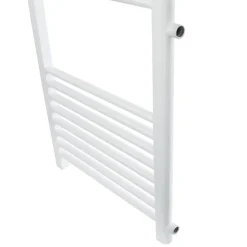 Badheizkörper 500x1800 mm Weiß gerade mit Seitenanschluss LuxeBath-ECD Germany Online