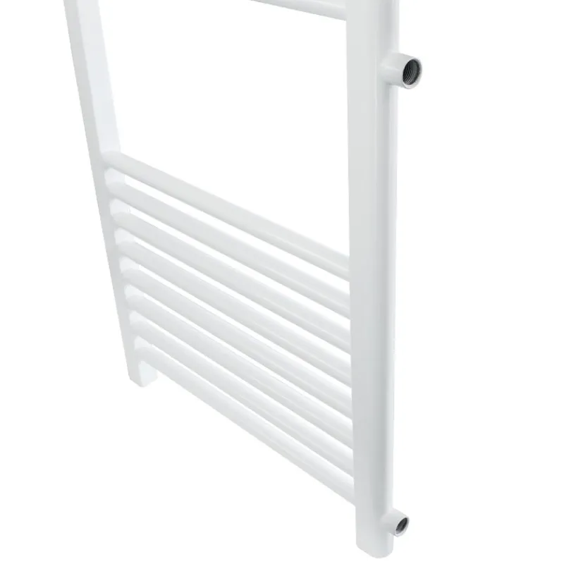 Badheizkörper 600x1600 mm Weiß gerade mit Seitenanschluss LuxeBath-ECD Germany Discount