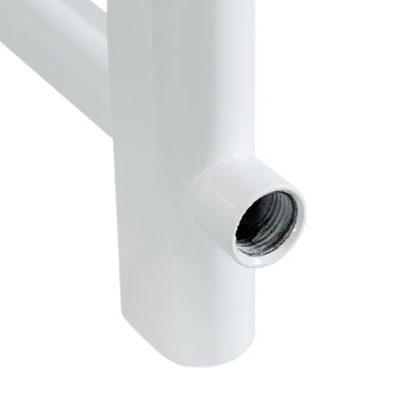 Badheizkörper 600x1600 mm Weiß gerade mit Seitenanschluss LuxeBath-ECD Germany Discount