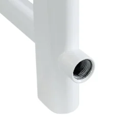 Badheizkörper 600x1800 mm Weiß gerade mit Seitenanschluss LuxeBath-ECD Germany Discount