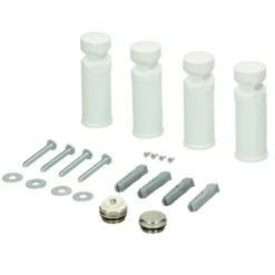 Badheizkörper 600x1800 mm Weiß gerade mit Seitenanschluss LuxeBath-ECD Germany Discount