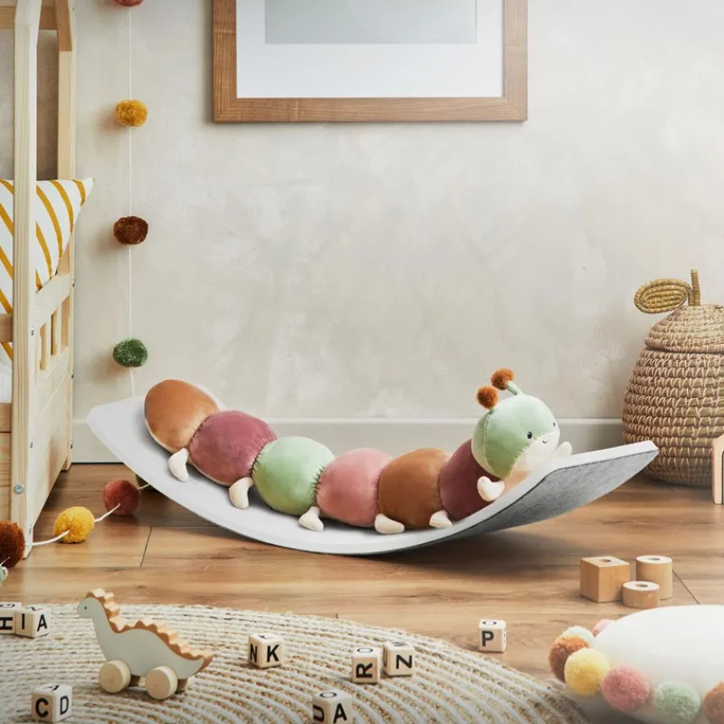 Balance Board für Kinder 83x30 cm Grau/Weiß aus Lindensperrholz bis 100kg Joyz-ECD Germany Outlet