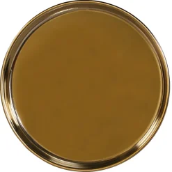 Beistelltisch Ø 50 cm Gold-Schwarz matt aus Metall WOMO-Design-ECD Germany Sale