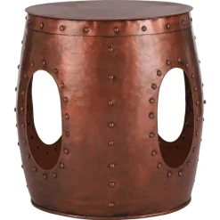 Beistelltisch Ø 38x45 cm Kupfer aus Metall WOMO-Design-ECD Germany Online