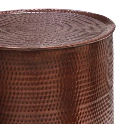 Beistelltisch Ø 40x50 cm Kupfer aus Aluminium WOMO-Design-ECD Germany New