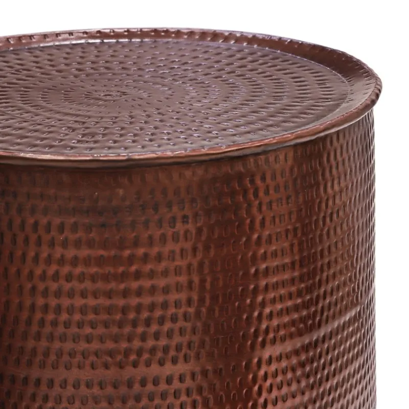 Beistelltisch Ø 40x50 cm Kupfer aus Aluminium WOMO-Design-ECD Germany New