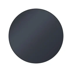 Beistelltisch Ø 43x45 cm Schwarz aus Metall und Glas WOMO-Design-ECD Germany Online