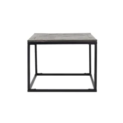 Beistelltisch 60x60 cm Grau, Unikat, handgefertigt aus Mangoholz WOMO-Design-ECD Germany Clearance